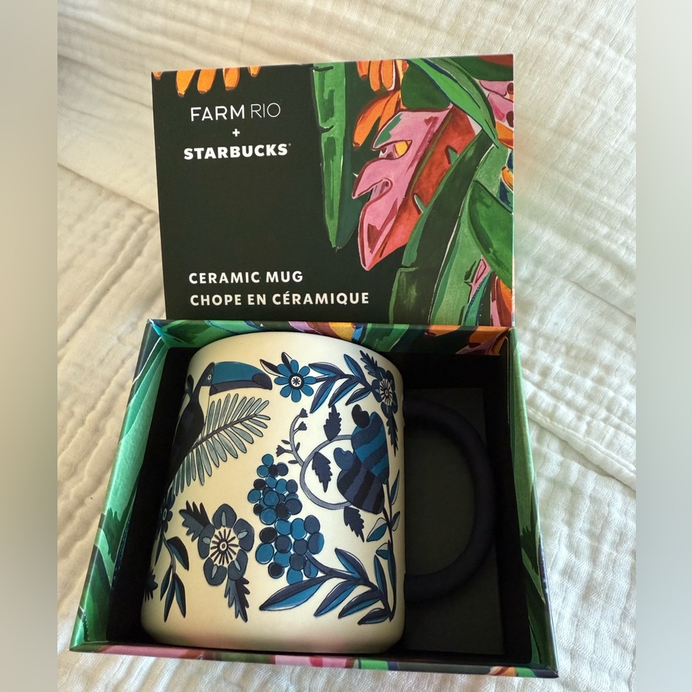 NWT FARM Rio + Starbucks Ceramic Mug